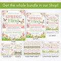 spring gala fundraiser event invitation